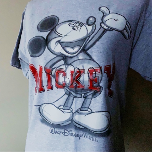 Mens Walt Disney Would Mickey Mouse Shirt Size Med - Picture 2 of 6
